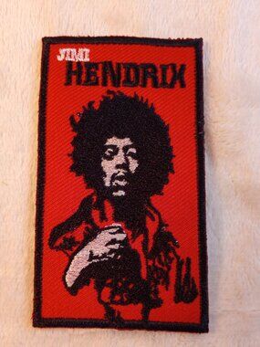 Jimi Hendrix embroidered patch